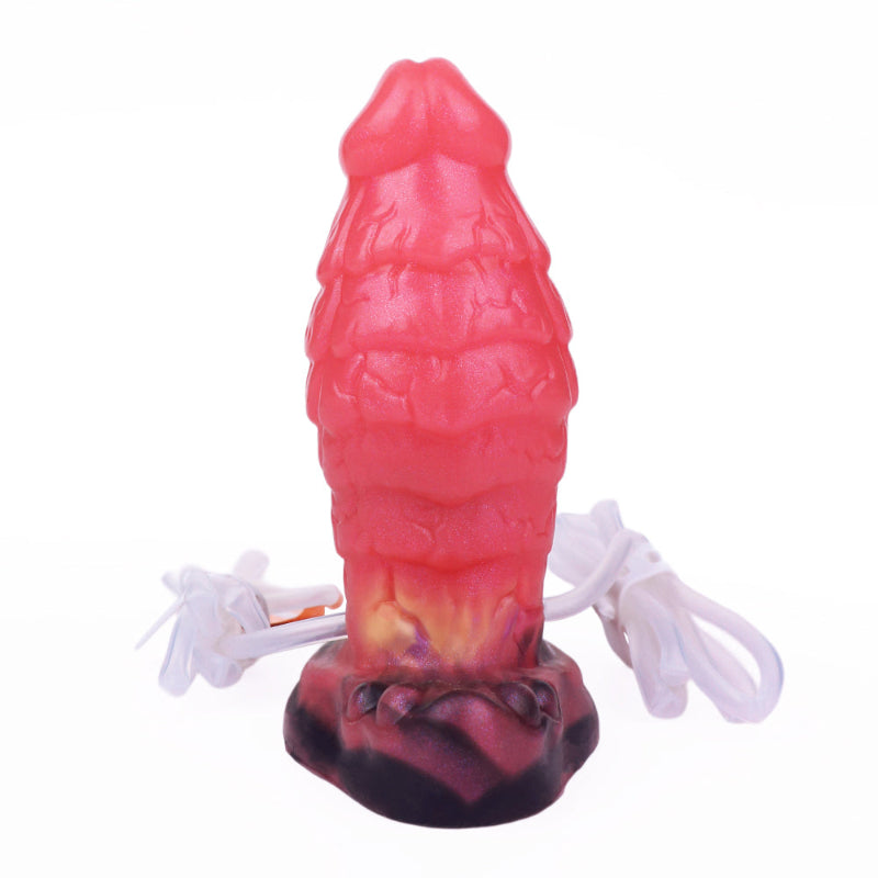 13 CM Rot Squirting Monster Aufblasbar Buttplug