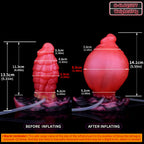 13 CM Rot Squirting Monster Aufblasbar Buttplug