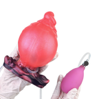13 CM Rot Squirting Monster Aufblasbar Buttplug