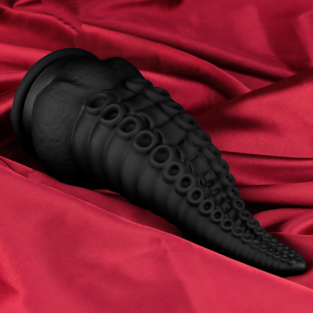 20 CM Schwarz Analpulg Thick Tentakel Dildo