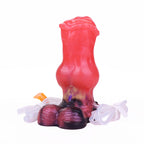 14 CM Klein Rot Inflatable Ejaculating Horsedildo