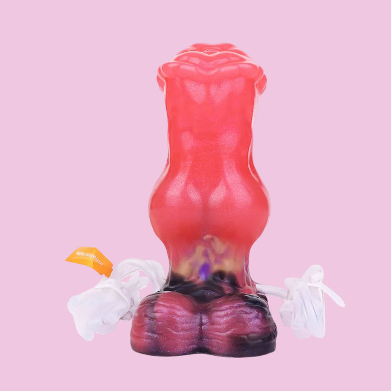 14 CM Klein Rot Inflatable Ejaculating Horsedildo