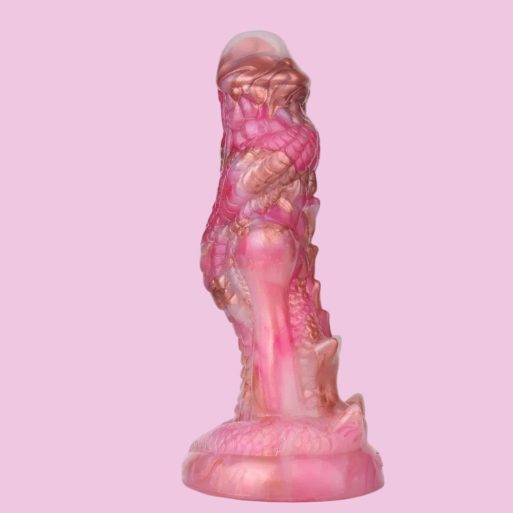 20 CM Rosa Dragon Stachelig Vibrator Monster Dildo