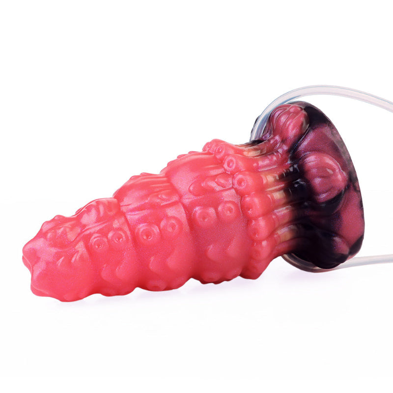 15CM Kegeliger Oktopus Ejaculating Aufblasbarer Dildo Analplug