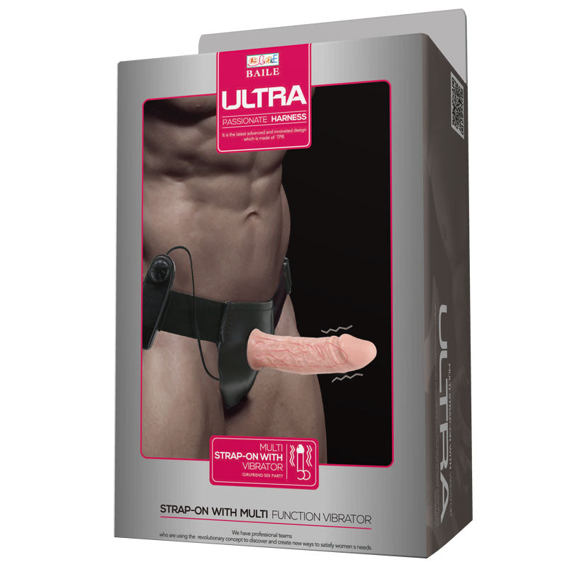 15CM Remote Control Vibratir Hohl Strap On