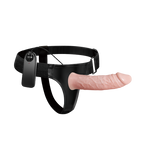 15CM Remote Control Vibratir Hohl Strap On