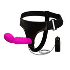15 CM Pink Prostatastimmulation Vibrator Strap On Dildo