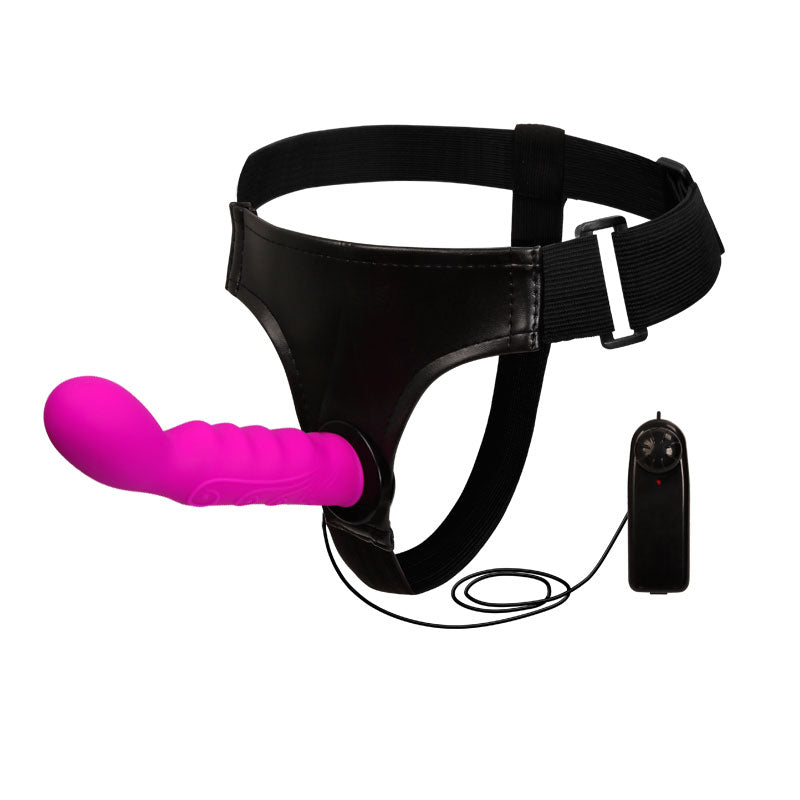 15 CM Pink Prostatastimmulation Vibrator Strap On Dildo