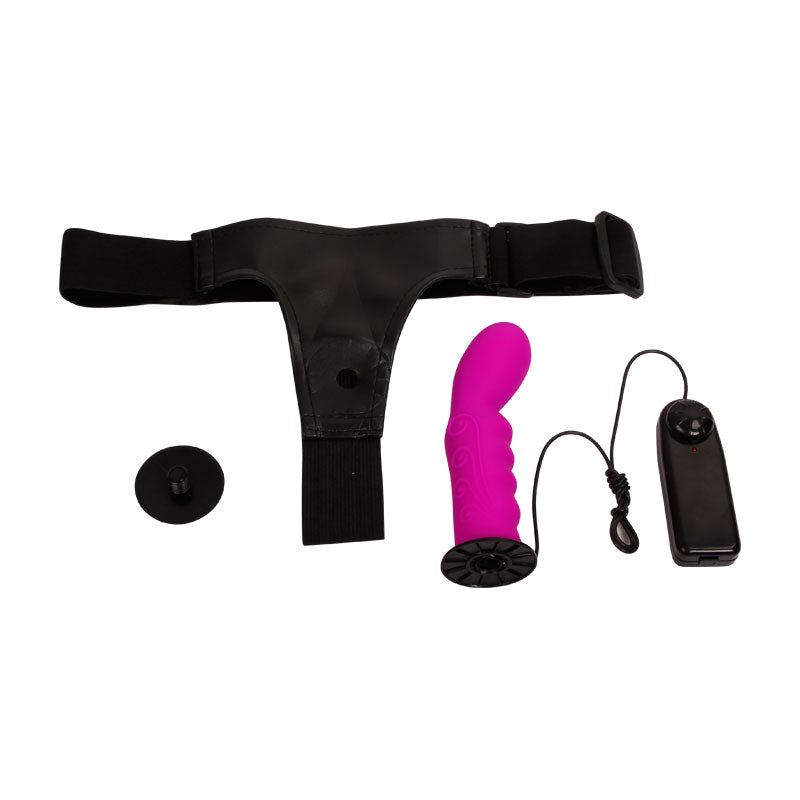 15 CM Pink Prostatastimmulation Vibrator Strap On Dildo