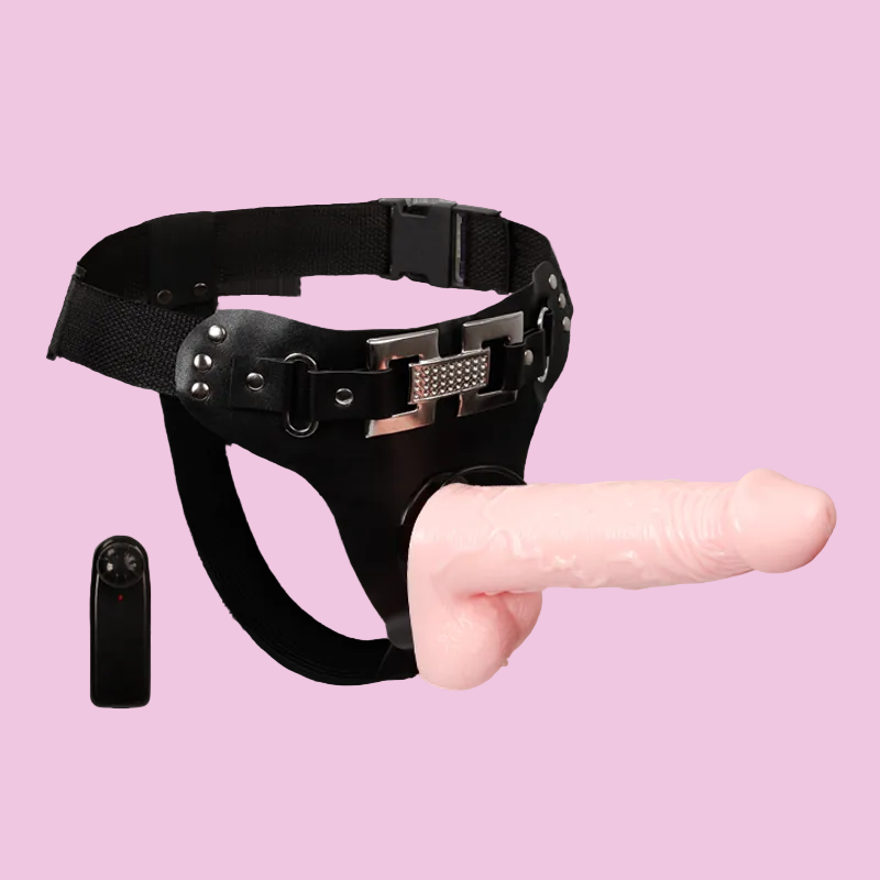 16 CM Flesh Vibrator Peni Strap On Dildo