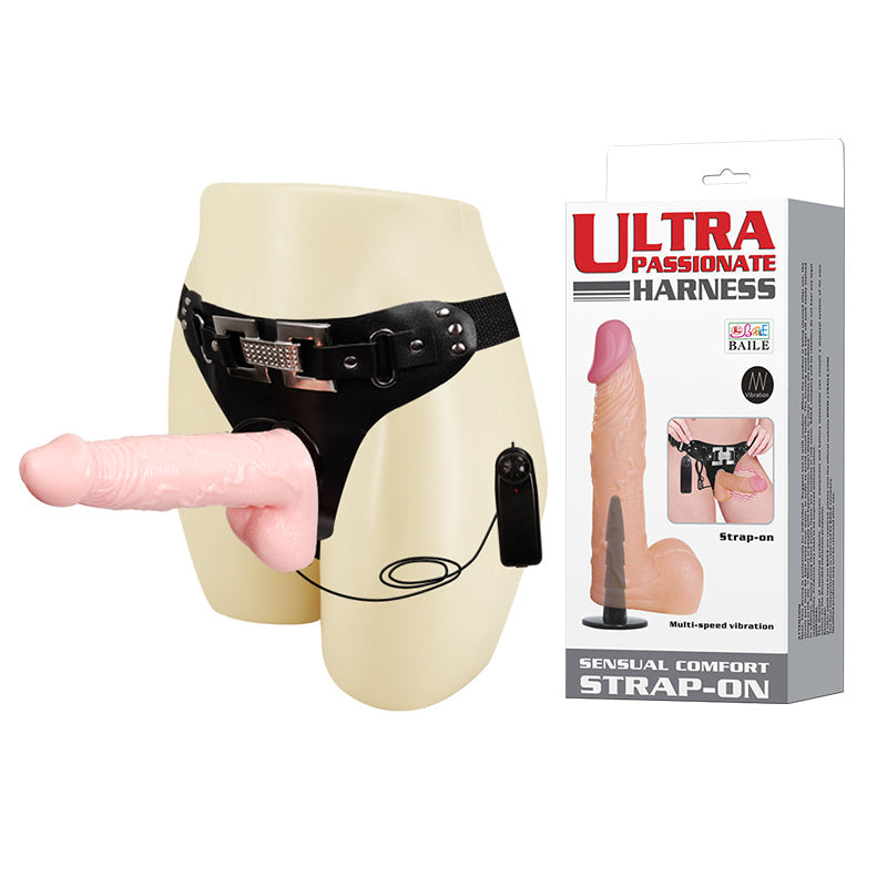 16 CM Flesh Vibrator Peni Strap On Dildo