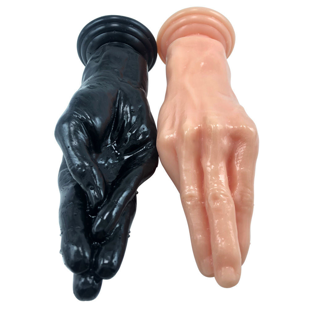 21 CM Schwarz Kurz Hand Fisting Dildo
