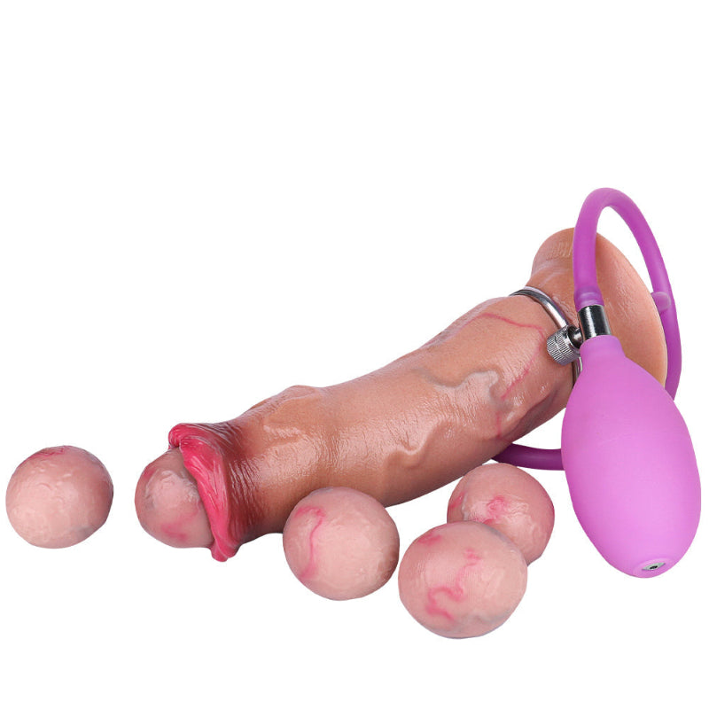17 CM Realistic Dildo mit Vorhaut Realistic Ovipositor