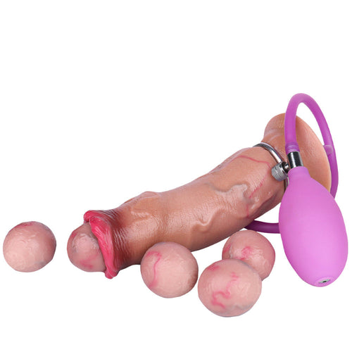 17 CM Realistic Dildo mit Vorhaut Realistic Ovipositor