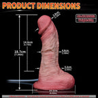 19 CM Classic Penis Squirtingdildo mit Suction