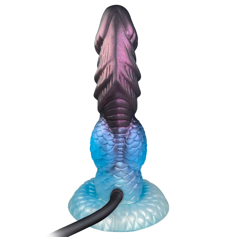 19 CM Drachenschuppe Aufblasbar Silicone Fantasy Dildo