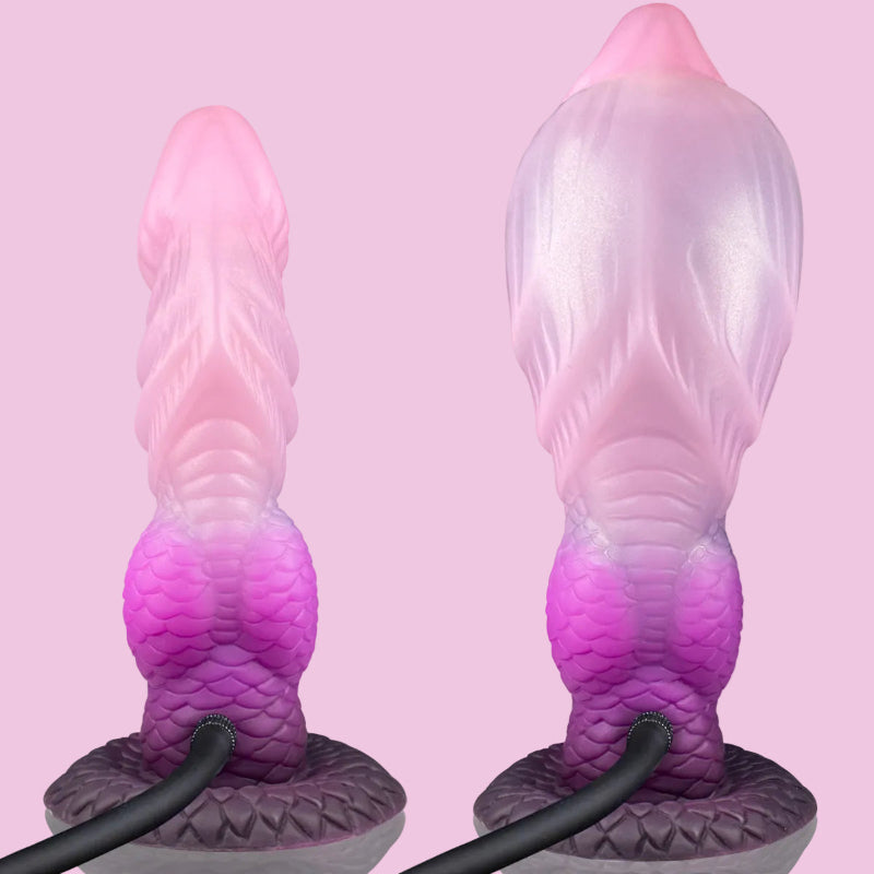 19 CM Fantasy Meerjungfrau Aufblasbar Analplug