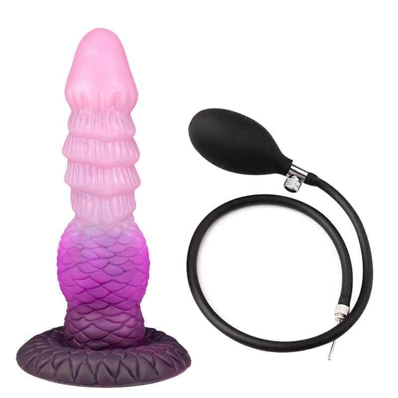 19 CM Fantasy Meerjungfrau Aufblasbar Analplug