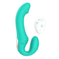 19 CM Gpunkt Vibrating Paar Doppel Straplessdildo