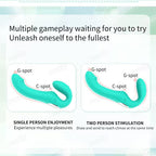 19 CM Gpunkt Vibrating Paar Doppel Straplessdildo