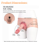 19 CM Hollow Silicone Männer Dildo Höschen