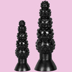Black 5 Beads Monster Tentakel Dildo