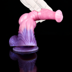 28 CM Rosa Knot Silicone Horse Dildo