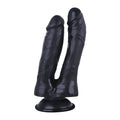 Penetration Doppeldildo Schwarz mit Suction Cup