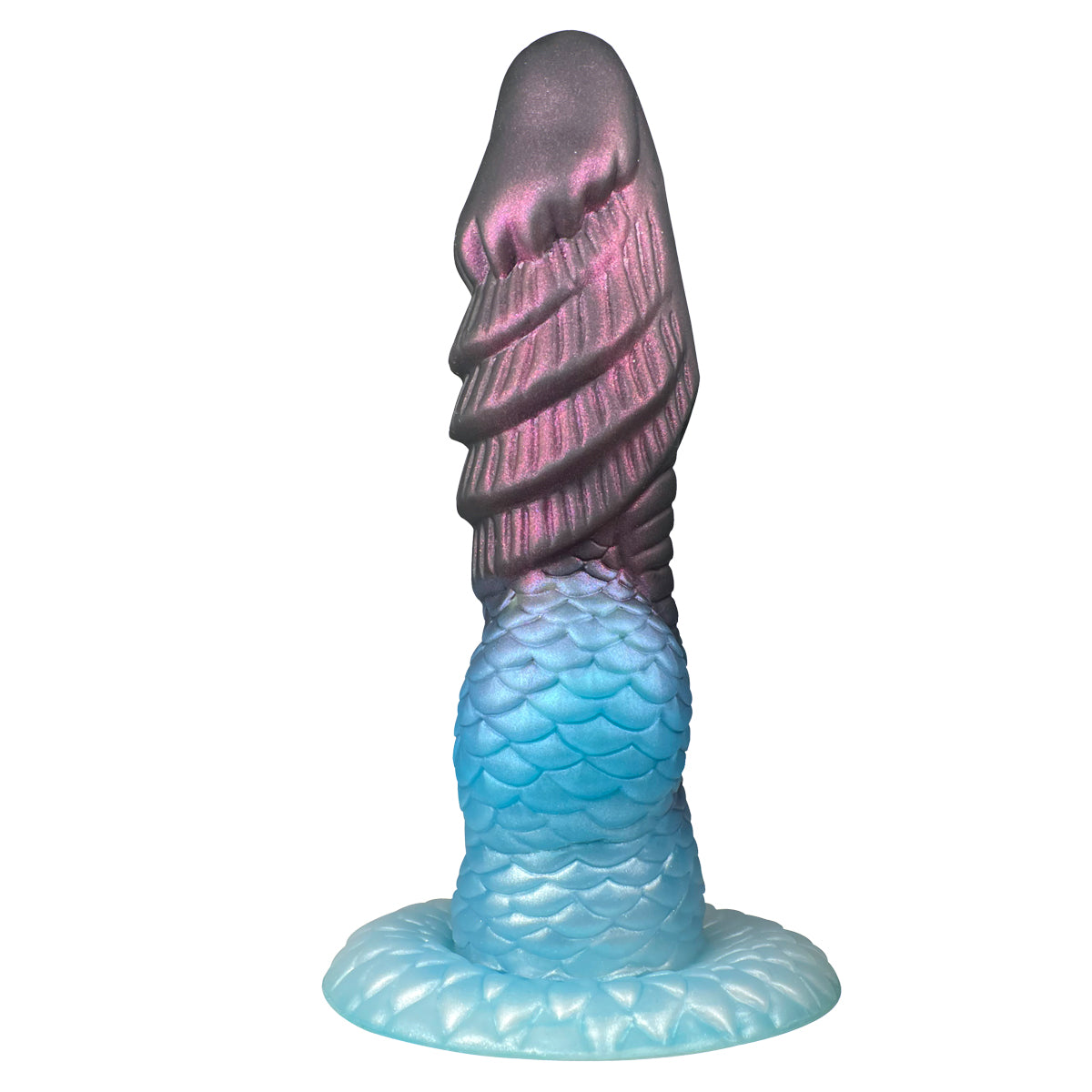 19  CM Drachenschuppe Aufblasbar Silicone Fantasy Dildo