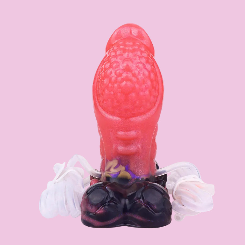 13 CM Rot Fantasy Aufblasbar Squirting Dragon Dildo
