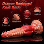25 CM Spannende Textur Knotted Dragon Dildo