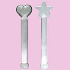 20 CM Niedlich Klar Masturbator Glass Dildo