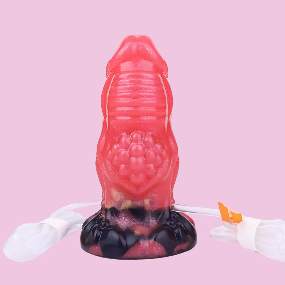 14 CM Kräftig Aufblasbar Squirting Rot Dragon Dildo