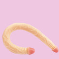 55 CM Extra Langer Flesh Realistic Double Dildo
