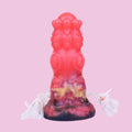 15 CM Rot Ejaculating Aufblasbarer Knot Tentacle Dildo