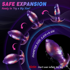 18 CM Aufblasbar Breit Silicone Huge Buttplug