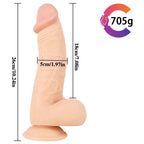 26 CM Flesh Realistic Penis Groß Umschnalldildo