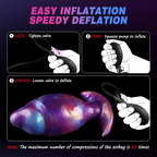 18 CM Aufblasbar Breit Silicone Huge Buttplug
