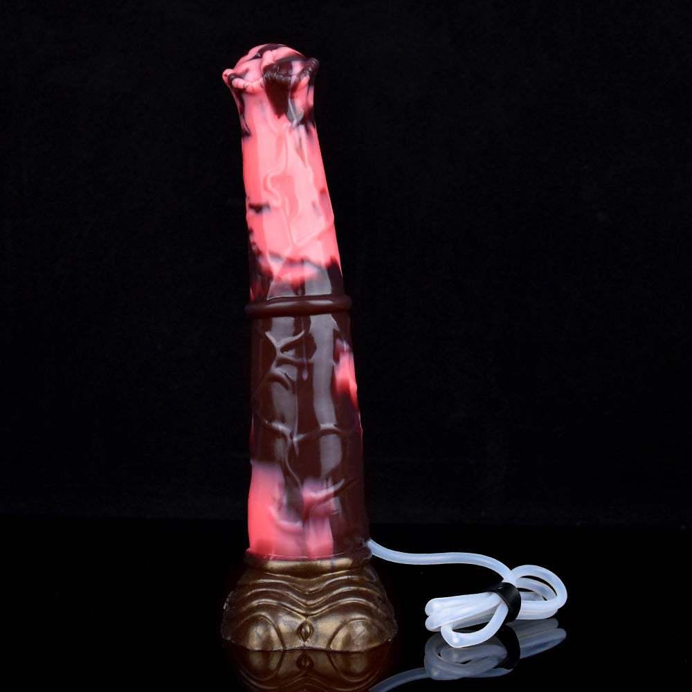 27 CM Gerade Horse Suction Cup Squirting Dildo