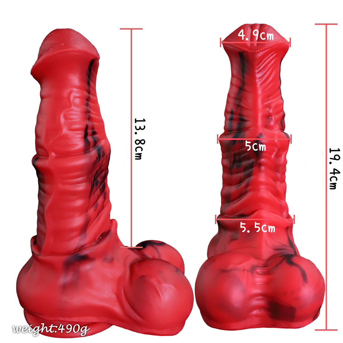 Rot Soft Animal Horse Fantasy Dildo