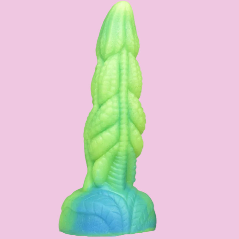 20 CM Grün Nachleuchtend Soft Silicone Dragon Dildo