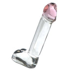 15 CM Klein Klar Penis Glass Dildo