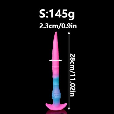 Leuchtend Tentacle Dildo Extra Langer Analplug