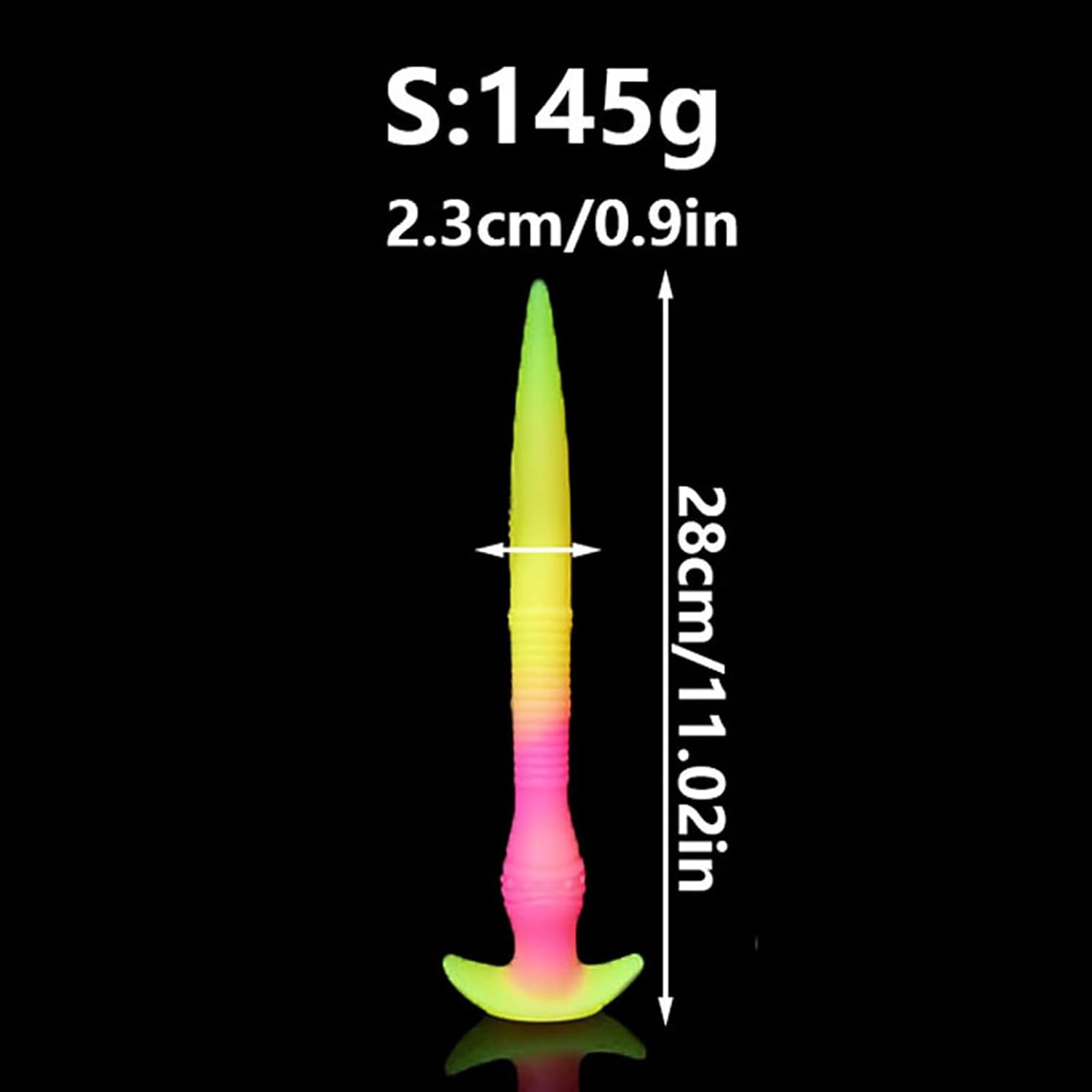 Leuchtend Tentacle Dildo Extra Langer Analplug