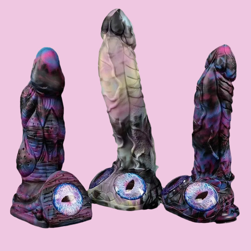 Bunt Monster Silikon Fantasy Dragon Dildo