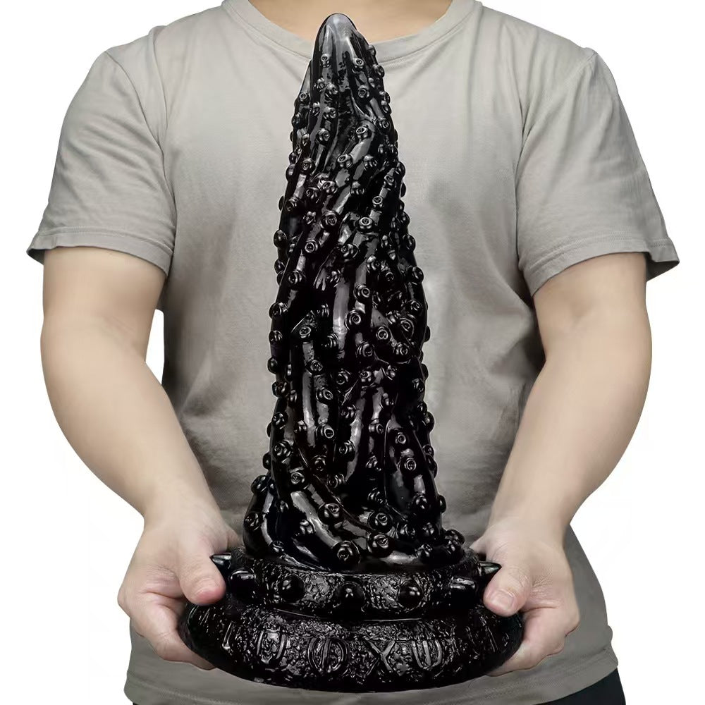 36 CM Black Silicone Tentakel Huge Dildo