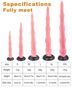 Rosa Fantasy Extra Long Tentakel Dildo