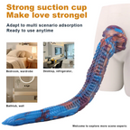 Extra Long Blau Fantasy Tentakel Dildo