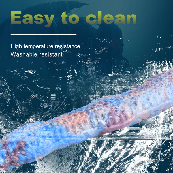 Extra Long Blau Fantasy Tentakel Dildo