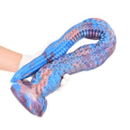 Extra Long Blau Fantasy Tentakel Dildo